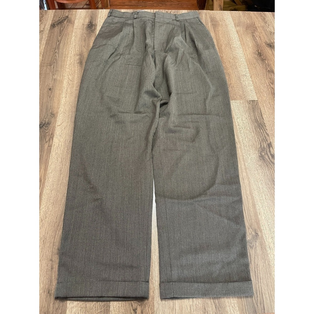 Slates Pants, Men's Size 34x34, Green, Dress Pants, Original Fit